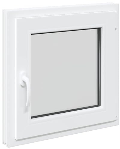 vidaXL Ventana de sótano oscilante y abatible RISOR 60 x 60 cm