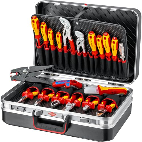 Knipex Werkzeug-Set Werkzeugkoffer Vision24 Elektro