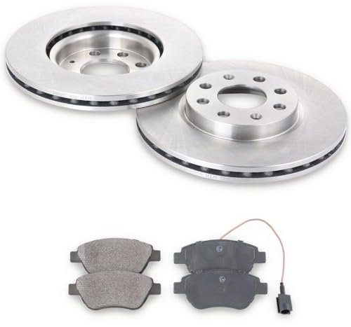 RIDEX 3405B0133 Bremsenset Vorne Belüftet 257mm - Bremsen Set mit Bremsscheiben und Bremsbeläge Satz