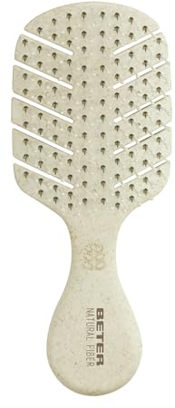 Beter - Detangling brush Natural Fiber MINI - Anti-Tangle Skeleton Hairbrush made from wheat fibers, Anti-Tangle and Anti-Breakage Detangling Eco Brush, Gentle and Tangle-Free Styling, All hair types