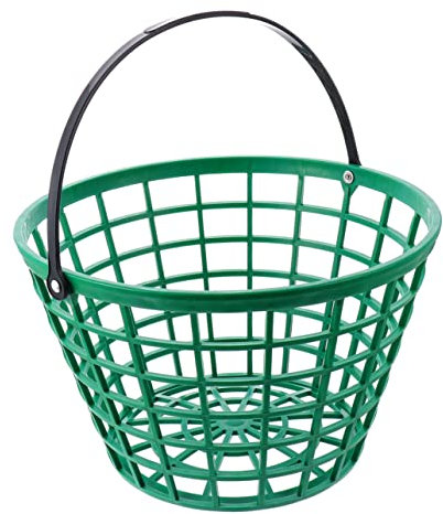 Kisangel Golfkorb Aus Kunststoff Mit Griff Golfball-sammeleimer Für Übungsplätze Stabiler Aufbewahrungshalter 75 Zoll Leichtes Design