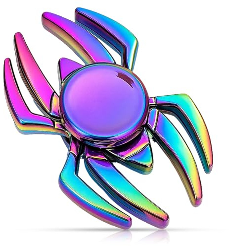 Metal Fidget for Relaxation and Focus, Spider Shape Sensory for and Adults, Office Workers, Students