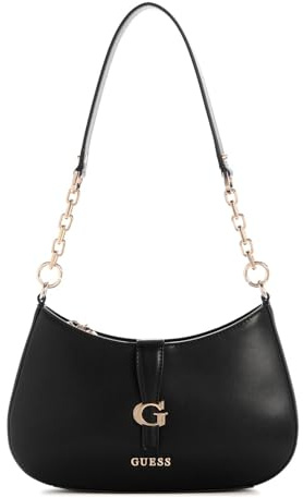 GUESS Borsa a tracolla Carrie, nero, Taglia unica, Borsa a tracolla Carrie Top Zip