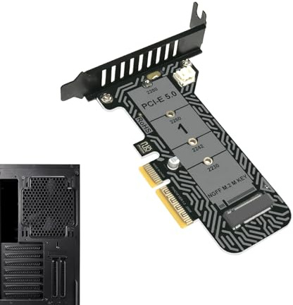 YNPQTDS PCIe USB Expansion Card | Port Hub for Hard Drives to 64 GB/s, PCIe Expansion Card, for Data Cable Controller Workstation Computer Office Network Laptop