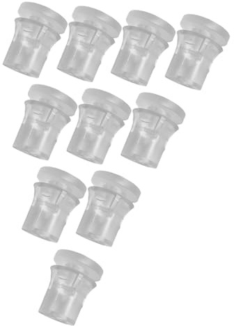 Generic 10 Pieces Transparent Screws for Invisible Mounting Advertising Sign Holders High PP Material Suitable for Shop, 1.4cmx1.4cm