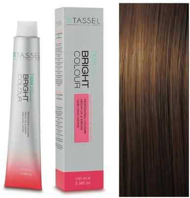 Tassel - Tinte Permanente Capilar Nº6.71 Rubio Oscuro Marrón Frío - Mujer - 100 ml - Color Neutro y Sofisticado con Nutrición de Argán y Keratina