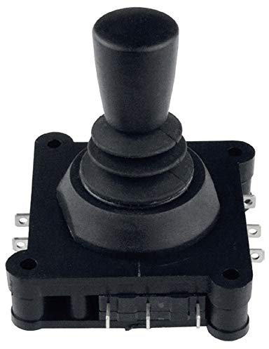 RS PRO Joystick, 2-Achsen Federrückstellung, 250V ac / 5 A @ 250 V ac, IP 65 Griff Typ Knopf