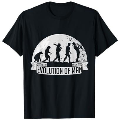 Jazz Musicien Évolution Saxophone T-Shirt
