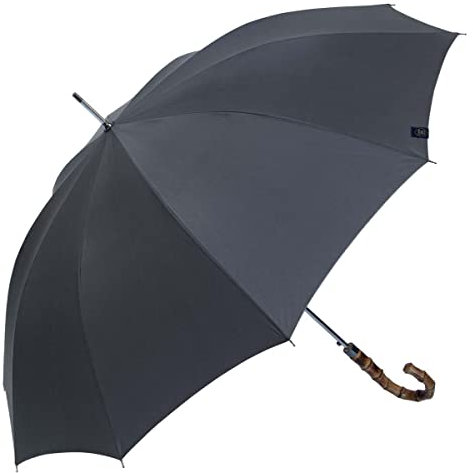 Clima Centenario Umbrella | Numbered special edition | Dupont Men's Umbrella with Bamboo Cuff and Teflon Fabric | Instant drying | UVP +50 Sun Protection | Gray