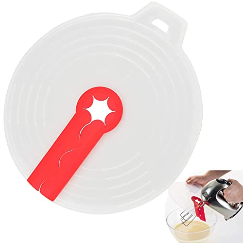 Cuenco Huevo Protectores Contra Cubierta Protectora, Anti-Salpicaduras Cuenco del Huevo, Contra Salpicaduras Batidora Tapa Protector, Multifuncional Protector Salpicaduras para Batir Huevos y Nata