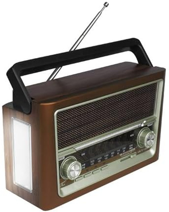 LTC LXLTC118UBT bärbar radio FM AM SW Bluetooth uppladdningsbar USB teleskopantenn retro vintage