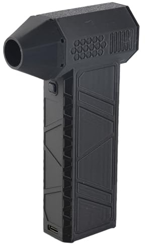 Mini Jet Blower, 130000RPM Hastighetsjusterbar Kraftfull Effektiv Air Duster, 5600mAh Högtemperaturbeständig Snabbladdning Bärbar Blåsare för Bil, Dator, Tangentbord