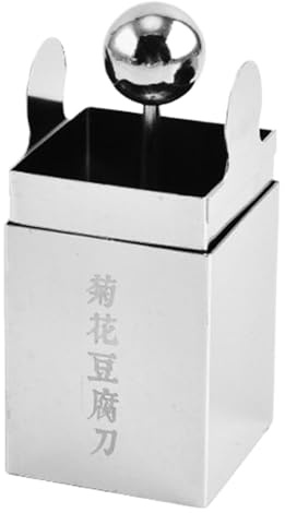 Bean Curd Shredder - Curd Manuale Bean Curd, Taglierina per formaggio in acciaio inossidabile | Stampo per fiori di cagliata di fagioli in acciaio inox, taglierina per toffu decorativo, stampo per
