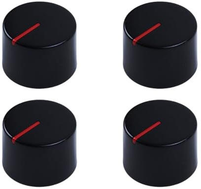 COYUN 4 Pezzi Manopole Piano Cottura, 6MM Copertura Pomello Accessori di Ricambio per Fornello a Gas Universale, Ricambi Piano Cottura, Manopole Piano Cottura, per Cucina Forno Fornelli a Gas