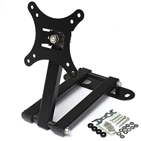 Adjustable 10-30 LCD LED Plasma TV Wall Mount Bracket - Tilt & Swivel for 3 TVs - Space-Saving Design, Easy Installation, Compatible with VESA