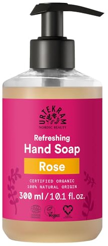 Urtekram Rose flüssige Handseife Bio, reine Verwöhnung, 300 ml