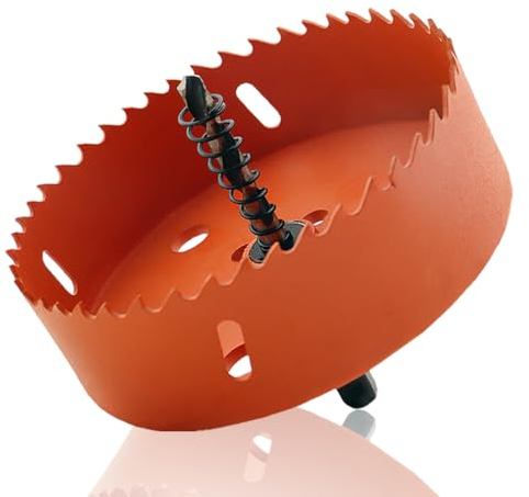 Lochsäge 160MM Universal Lochfräse Bi-Metall Lochbohrer-Satz HSS Bimetall für Metall, Aluminium, Rostfreiem, PVC, Holz, Edelstahl und Kunststoffplatte