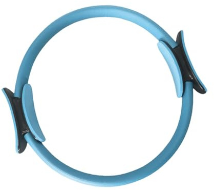 Perfeclan Aro de Pilates Aro de Pilates Inicio Accesorios de Pilates Aro de Yoga de Resistencia Aro de Ejercicio Flexible para la Parte Interna del Muslo Anillo, Azul