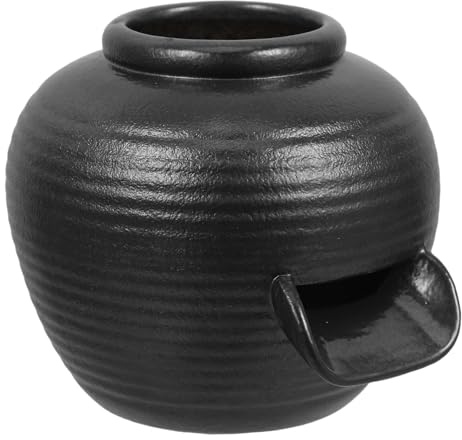 HANABASS Waterfall Fountain Pot Ceramic Fish Tank Decor Water Feature Circulation