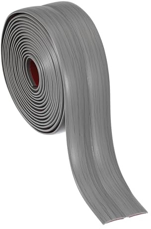 PATIKIL Protecteur D'angle Mur 4 cm x 3 Metres Grain De Bois Gris | Protecteur D'angle Autoadhesif Bordure Flexible Moulure Adhesive, Pour Plafond Plan De Travail