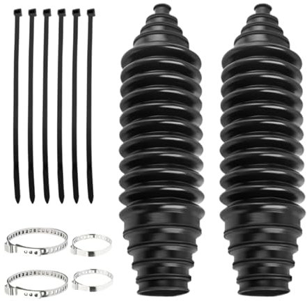 Bkljkf Soufflet De Crémaillère De Direction Pour Voiture, Kits De Soufflets De Pignons À Crémaillère, Soufflet Crémaillère De Direction En Silicone Soufflet De Crémaillère De Direction Anti-Poussière