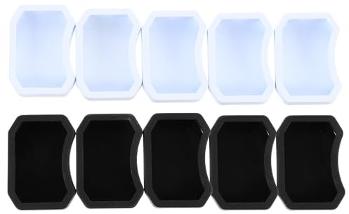 Toyvian 10pezzi Piatto per Cibo e Acqua per Rettili Lucertole Gechi e Tartarughe Ciotola di Alimentazione in Plastica Facile da Pulire per Nutrizione Quotidiana