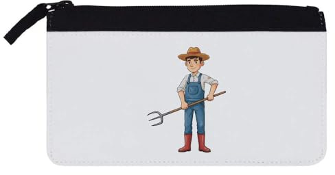 Azeeda 'Farmer with Pitchfork' Pencil Case (PC00061826)
