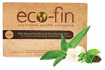 Eco-Fin Be Well Paraffin Wax Alternative | 100% Plant-Based, Green Tea & Aloe Blend | 40 Pc. Tray