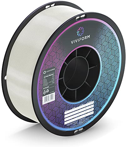 Viviform silk PLA Filament für 3D Drucker | 1kg Rolle | ∅1,75mm +/- 0,03mm | Weiß