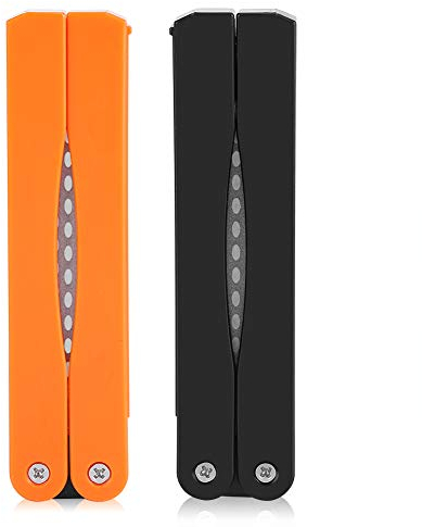 Aiguiseurs de couteau,Pierre à Aiguiser en Diamant, Format de Poche Pliable 400/600 Grain et poche à double face pierre à aiguiser, pour Camping en plein air cuisine jardin