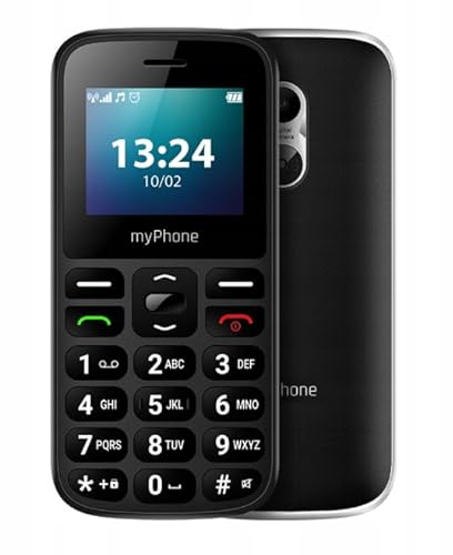 téléphone à Touches Simples myPhone Halo A LTE 4G Volte Touche SOS, Batterie spacieuse 800mah jusqu'à 7 Jours avec Une Seule Charge, 128mb Double SIM Drive, téléphone idéal pour Les Seniors