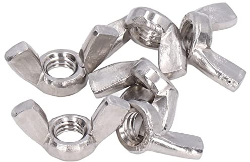 50 piezas Tuercas de mariposa, kit surtido Reemplazo de tuercas de acero inoxidable 304 Piezas de hardware DIN 315 para electrodomésticos Comunicaciones Automóviles (M3)