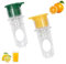 2 Pièces Presse Agrumes Citron Manuel, Portable Presse-Citron avec Filtre Intégré, Extracteur de Jus de Citron pour Jus Citrons, Mandarines, Oranges
