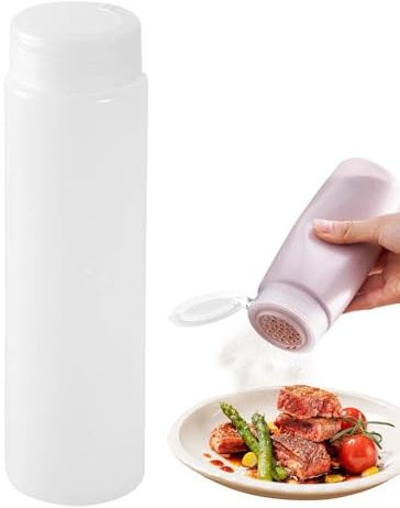 Generisch Boîte à épices vide - 600 ml - Rangement pratique avec couvercle à saupoudrer pour sel, poivre, aliments à saupoudrer et tiroirs de cuisine