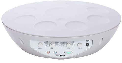 Roland Mood Pan MN-10 | Electronic Hand Percussion | Ideal for Meditation & Musical Exploration | 9 Touch Pads | 12 Authentic World Sounds & Tuning Styles | Built-In Speaker | Bluetooth Connectivity