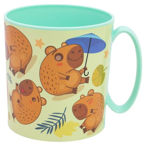 Stor Tasse Enfant Plastique Pokémon 390ml - Compatible Micro-ondes, Résistante et Réutilisable pour Enfants