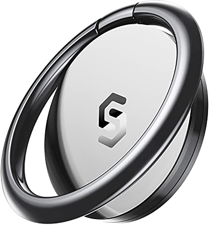 Syncwire Anillo para teléfono móvil, Soporte de Dedo para Smartphone, rotación de 360 Grados, Anillo Universal, Soporte de Anillo para Smartphone, Soporte para Dedos, Soporte para teléfono móvil para