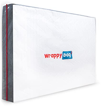 WRAPPYBAG – Schutzhülle aus Kunststoff für Matratzen – 5 Größen erhältlich – wasserdichte und reißfeste Aufbewahrungstasche – Für Umzug, Lagerung & Transport (70 x 140)