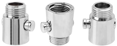 Gasea 3 Packs Shower Head Shut-Off Valve, Control on/Off Shower Valve, G1/2 Water Control for Shower Flow Reduce Water Consumption Universal Replacement Part