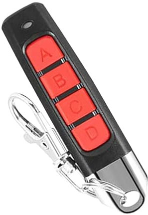 Ouvre-Porte de Garage à Distance, télécommande de Porte de Garage | Ouvre-Porte duplicateur MHz | Remplacement à Distance de Garage à Distance à 4 Boutons, ouvre-clé de contrôle de clonage électriq