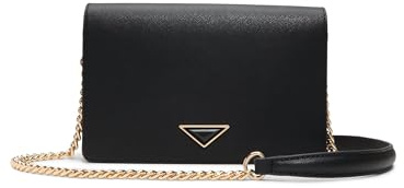 ALDO Damen Talaegyn Umhängetasche, Schwarz