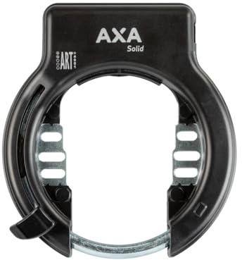 AXA Solid Frame Lock - Security Level 10 - Wide Opening 57mm - Key Non-Removable - Black
