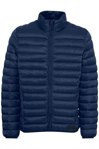 BLEND Nils Chaqueta Acolchada De Plumas Cazadora de Entretiempo para Hombre con Cuello Alto, tamaño:L, Color:Navy (70230)