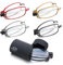 JOX Gafas de lectura plegables, con funda gafas, portátiles, gafas de lectura graduadas, vista cansada presbicia hombres y mujeres, lector de bolsillo, ligeras con mini-estuche (Negro, 1.5)