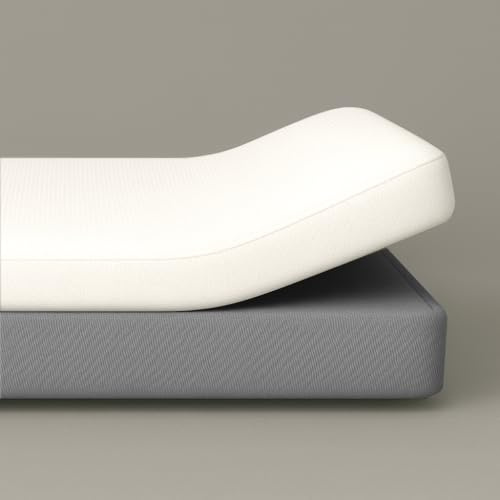 LANGEL SYSTEM · Topper. Sobrecolchón Visco Gel + Carbón Activado · Desenfundable con Tejido Antideslizante y Bandas Elásticas · Hipoalergénico · Estructuras de Cabezal no Incluidas (90x190x8)