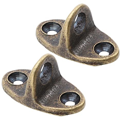 Angoily 2pcs Storm Window Hook Windproof Hook Bases Brass Window Latch Bases for Hanging Light Support for Holder for