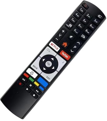 ATOMUSERLY 1 Control Remoto inalámbrico RC4318 RC4318P for televisores Inteligentes 4K. Accesorios de Repuesto.