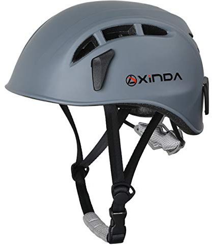 Heemtle Casque de sécurité Escalade dans Les Arbres Kayak de spéléologie Rappel de Casque de Sauvetage 5 Couleurs en Option (Ajustable: 52-62CM)