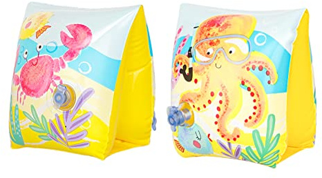 Swimming Arm Bands for Kids Cartoon Arm Floaties Inflatable Swim Floater Sleeves Swim Accessories Water Wings Floatation Sleeves
