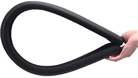 Striscia di tenuta inferiore della porta 93 cm Dorm Camera da letto a prova di rumore sotto la porta di guardia del tiraggio della porta di tenuta inferiore striscia meteorologica-nera